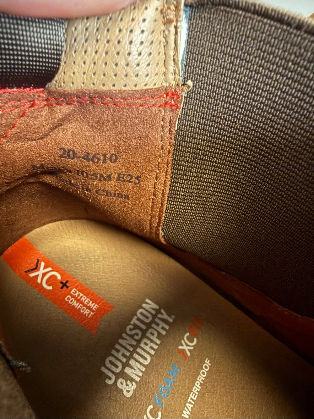 NWOT - Johnston and Murphy XC+Durham Waterproof Suede Chelsea Boot - 10.5